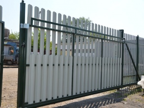 Управление дистанционное с откатными воротами - пример 15 фото недорого под ключ