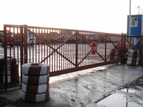 Решетчатые ворота откатные - пример 12 фото в Троицке